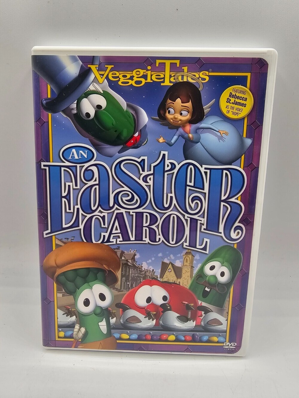VeggieTales: An Easter Carol DVD, an animated adaptation of A Christmas Carol